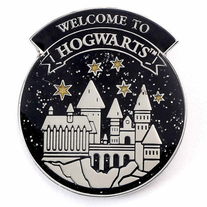 Official Harry Potter Welcome To Hogwart's Pin Badge by The Carat Shop