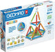 GEOMAG, Supercolor Recycled, Magnetic Constructions, Colorful Bars and Panels, 60-Piece Pack, 100% Recycled Plastic, White (384