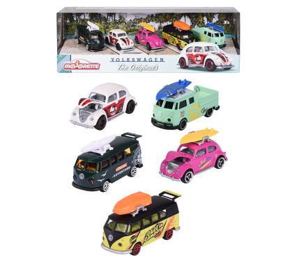 Majorette - Giftpack VW The Originals, 212055008, + 3 anni, inclusi 5 pezzi