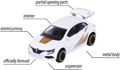 Majorette-Set de Regalo Coches de Juguete, Pack de 9+4 Maquetas de Vehículos, Escala 1:64 (7,5cm), Ruedas Giratorias y Suspensión, Incluye 4 Modelos Exclusivos (212054032)