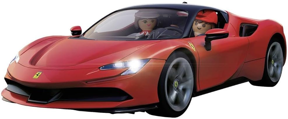 PLAYMOBIL 71020 Ferrari SF90 Stradale mit Lichteffekten, Supersportwagen, Sammlerstück für Autofans, Spielzeug für Sammler und Kinder ab 5 Jahren