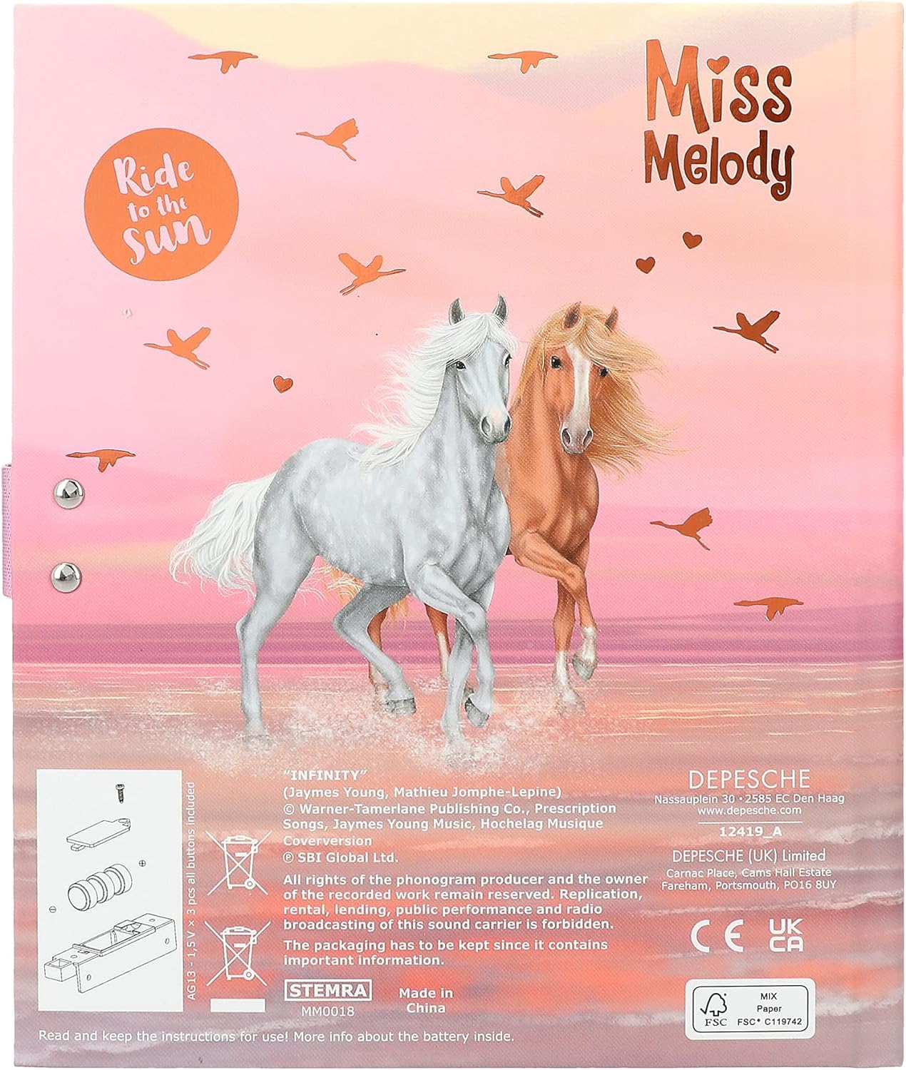 Miss Melody - Diary With Code and Music - (0412419