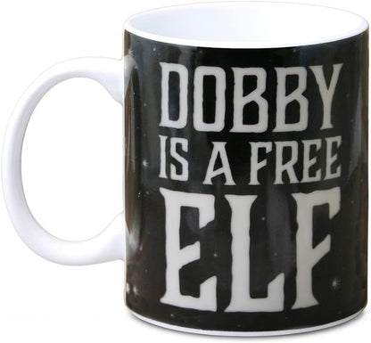 Logoshirt® Harry Potter - Dobby is A Free Elf I Porcelain Coffee Mug, 300 ml I Dishwasher & Microwave Safe I in Coloured Gift Box I Licensed Original Design