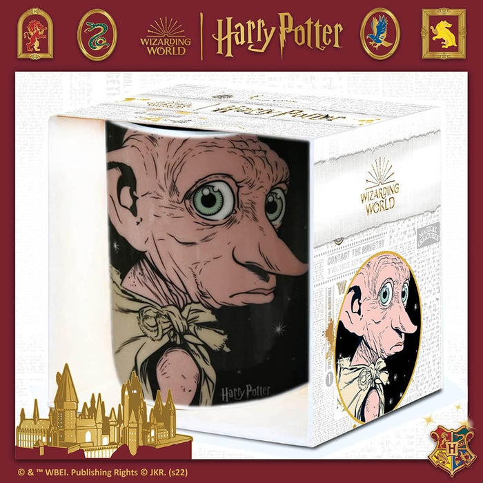 Logoshirt® Harry Potter - Dobby is A Free Elf I Porcelain Coffee Mug, 300 ml I Dishwasher & Microwave Safe I in Coloured Gift Box I Licensed Original Design