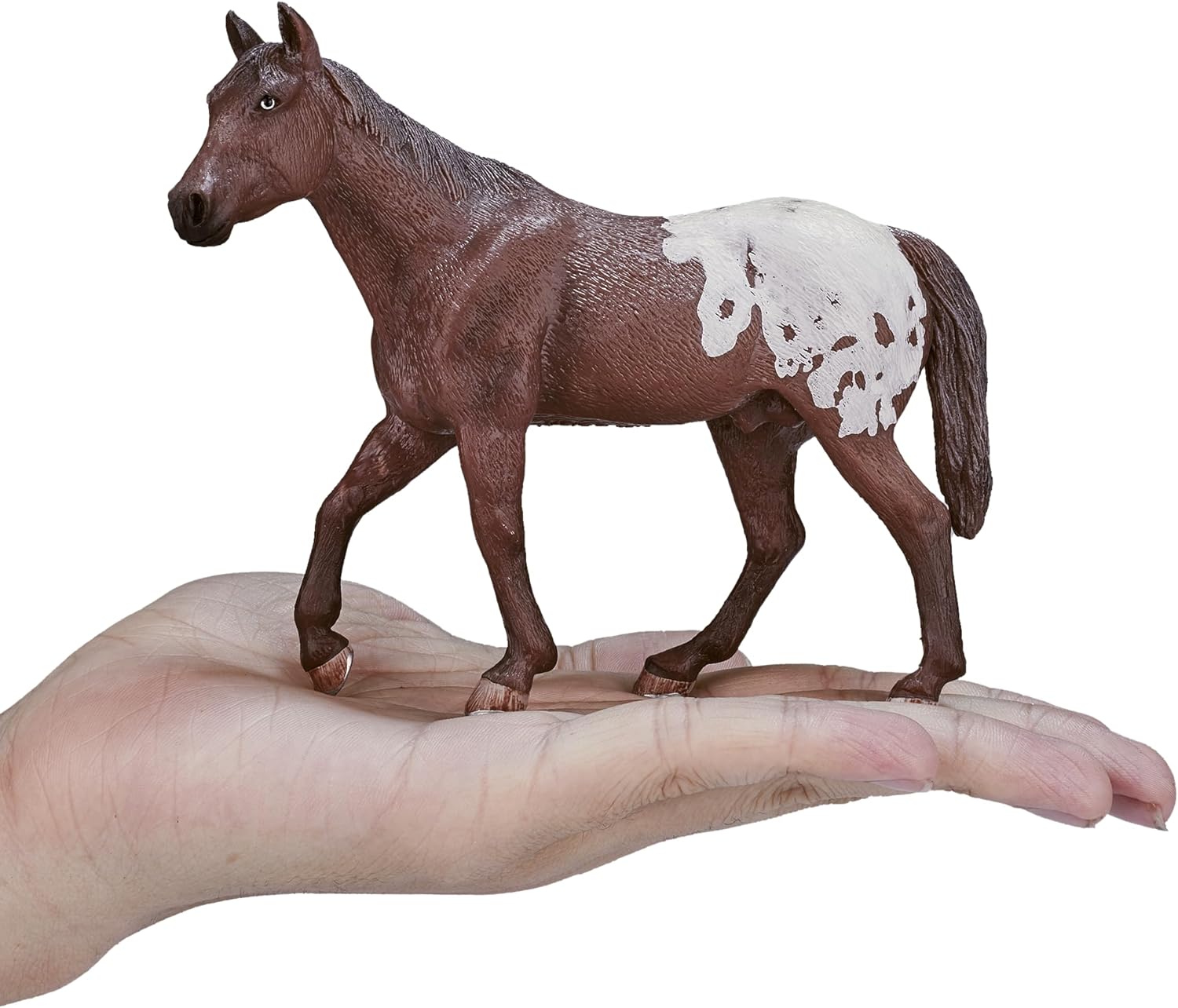 MOJO Appaloosa Stallion Chestnut Horse Farm Animal Model Toy Figure