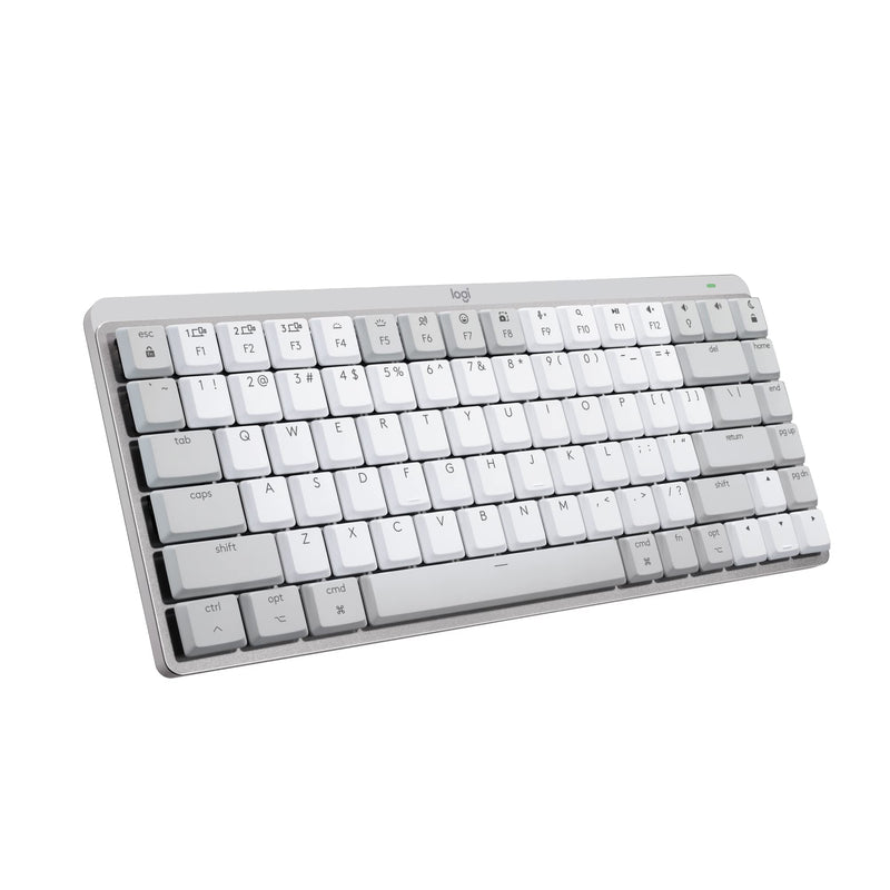 Logitech MX Mechanical Mini for Mac Wireless Illuminated Keyboard, Low-Profile Performance Switches, Tactile Quiet Keys, Backlit, Bluetooth, USB-C, Apple, iPad, QWERTY UK English