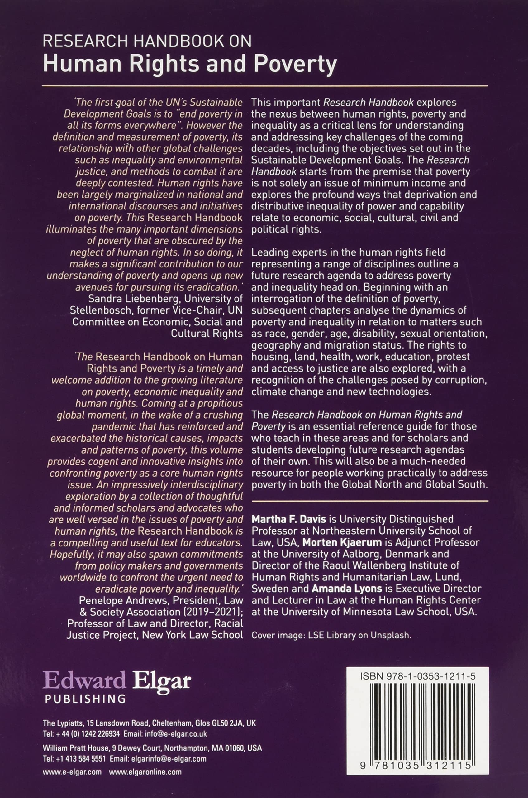 Research Handbook on Human Rights and Poverty (Research Handbooks in Human Rights series