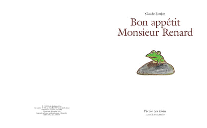 Bon appetit Monsieur Renard