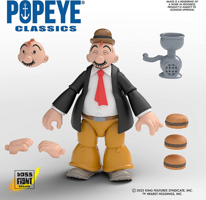 Boss Fight Studio - Popeye Classics Wave 2 - J. Wellington Wimpy 1/12 Scale Acton Figure (Net