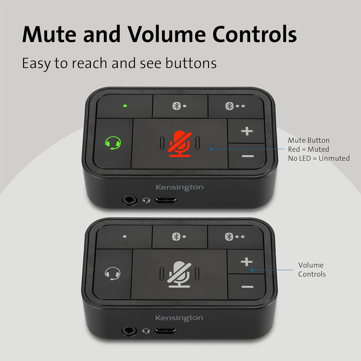 Kensington Universal 3-in-1 Pro Audio Headset Switch, USB-Powered, Alternate Between Devices Quickly & Easily, Ideal for Professional Call Handlers & Remote Working, Windows/ Mac Compatible (K83300WW