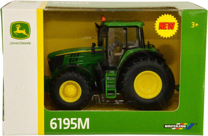 Britains Animal Tractor John Deere 6195 M-Escala 1/32, Multicolor, Large (Tomy 43150)