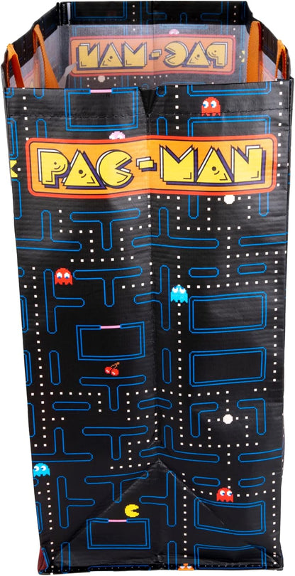 Konix Pac-Man Bolsa de Compras 40 x 45 x 20 cm - Material reciclado - Diseño laberinto