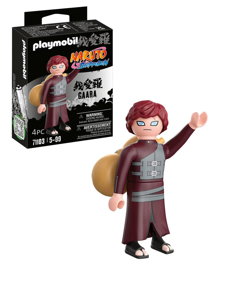 Playmobil 71103 Naruto: Gaara Figure Set, Naruto Shippuden Anime Collectors Figure, Playset Suitable for Children and fans 5+ years