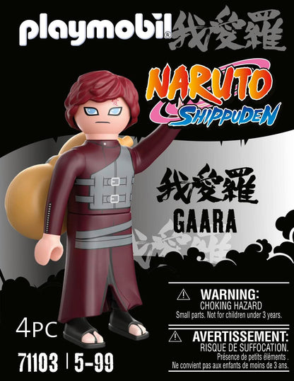Playmobil 71103 Naruto: Gaara Figure Set, Naruto Shippuden Anime Collectors Figure, Playset Suitable for Children and fans 5+ years