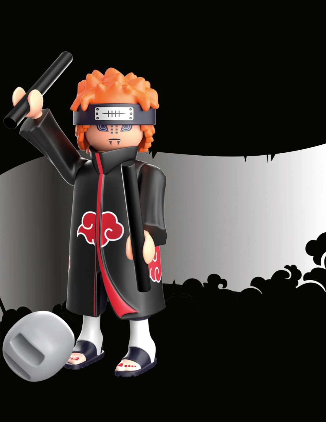 Playmobil 71108 Naruto: Pain Figure Set, Naruto Shippuden Anime Collectors Figure, Playset Suitable for Children and fans 5+ years