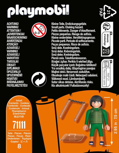 Playmobil 71111 Naruto: Mighty Guy Figure Set, Naruto Shippuden Anime Collectors Figure, Playset Suitable for Children and fans 5+ years