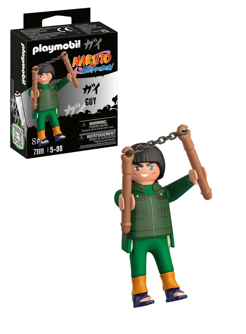 Playmobil 71111 Naruto: Mighty Guy Figure Set, Naruto Shippuden Anime Collectors Figure, Playset Suitable for Children and fans 5+ years