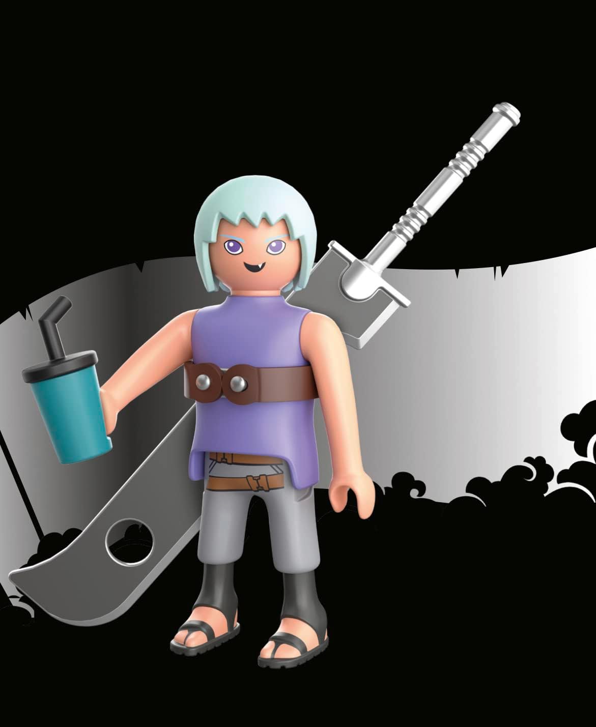 Playmobil 71112 Naruto: Suigetsu Figure Set, Naruto Shippuden Anime Collectors Figure, Playset Suitable for Children and fans 5+ years