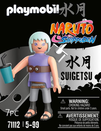 Playmobil 71112 Naruto: Suigetsu Figure Set, Naruto Shippuden Anime Collectors Figure, Playset Suitable for Children and fans 5+ years