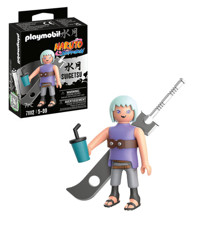 Playmobil 71112 Naruto: Suigetsu Figure Set, Naruto Shippuden Anime Collectors Figure, Playset Suitable for Children and fans 5+ years