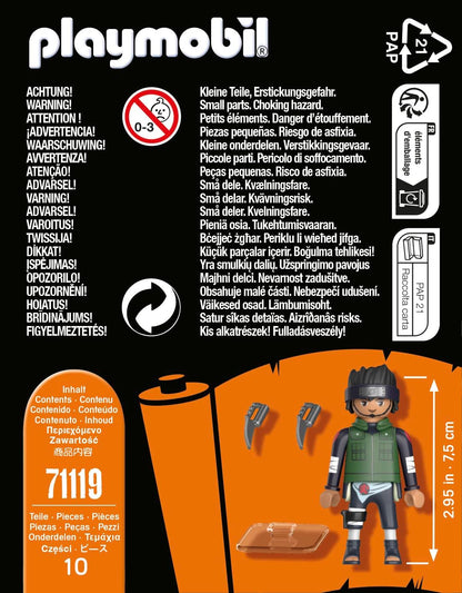 Playmobil 71119 Naruto: Asuma Figure Set, Naruto Shippuden Anime Collectors Figure, Playset Suitable for Children and fans 5+ years