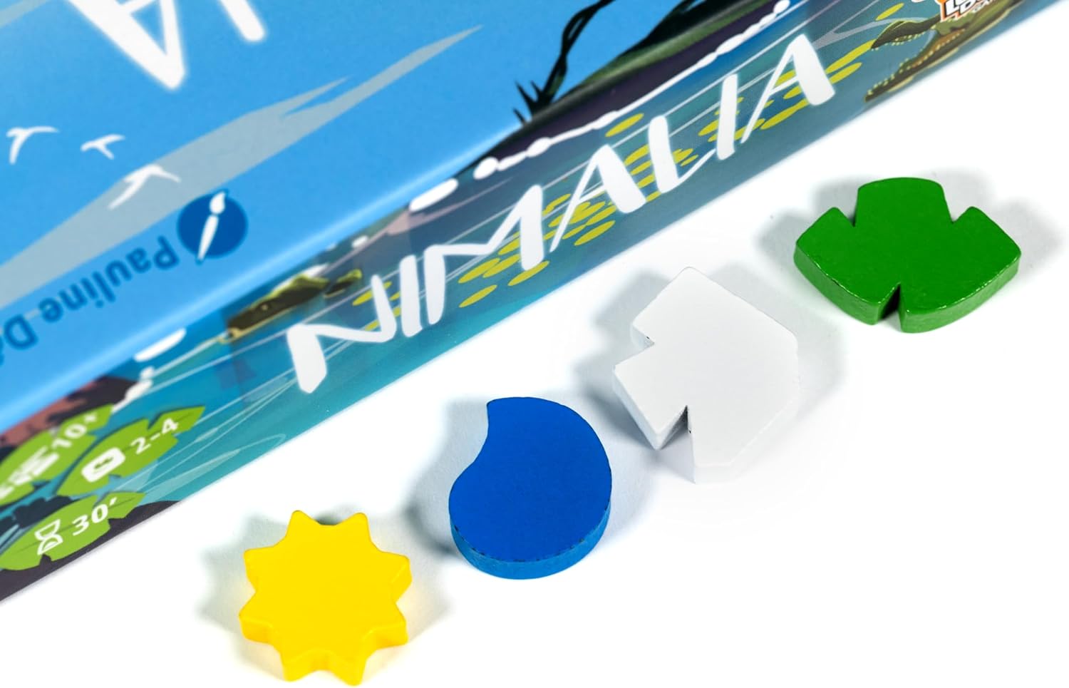 LUCKY DUCK GAMES - Nimalia | Board Game | Animal Themed Strategy Game | Territory Building Game | Fun Family Game for Kids and Adults | 2-4 Players | Ages 10+ | 20 Minutes
