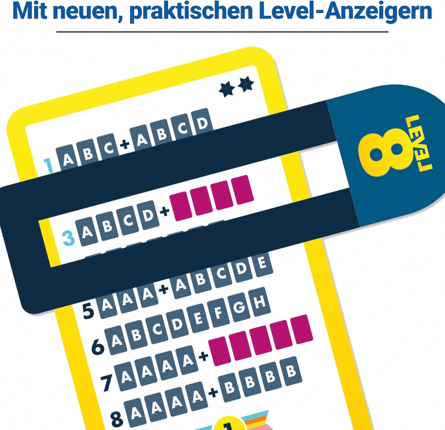 Ravensburger - Level 8 - Jeu de Cartes - Jeu de société pour Toute la Famille - Jeux de Combinaisons - De 2 à 6 Joueurs à partir de 8 Ans - Mixte - 20865 - (Multilingue - Français Inclus