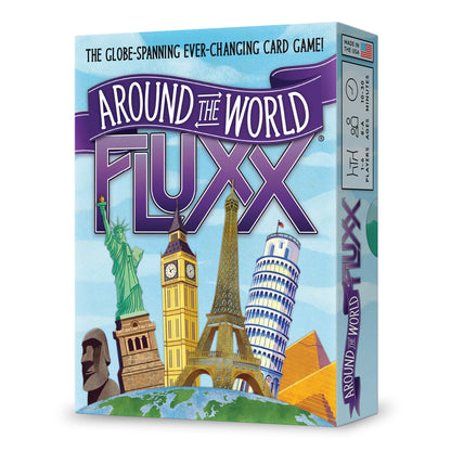 Around The World Fluxx Card Game - Worldwide Adventure with Dynamic Gameplay