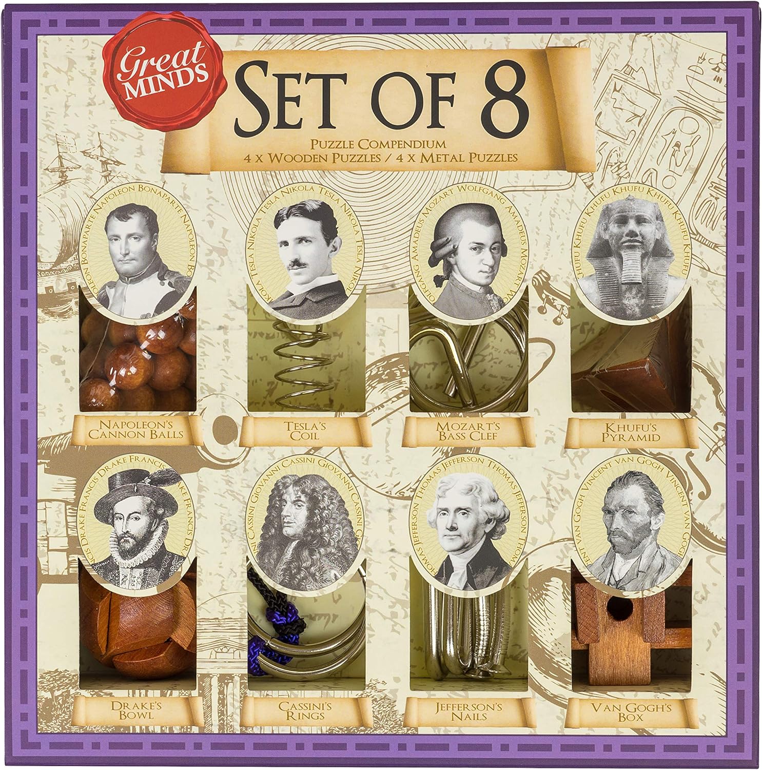 The Great Minds Range-GM1439 Juego, Color marrón, único (GM1439