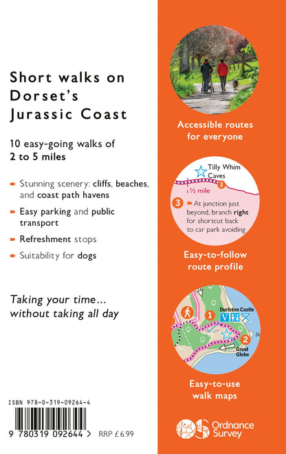 OS Short Walks Made Easy - Dorset's Jurassic Coast