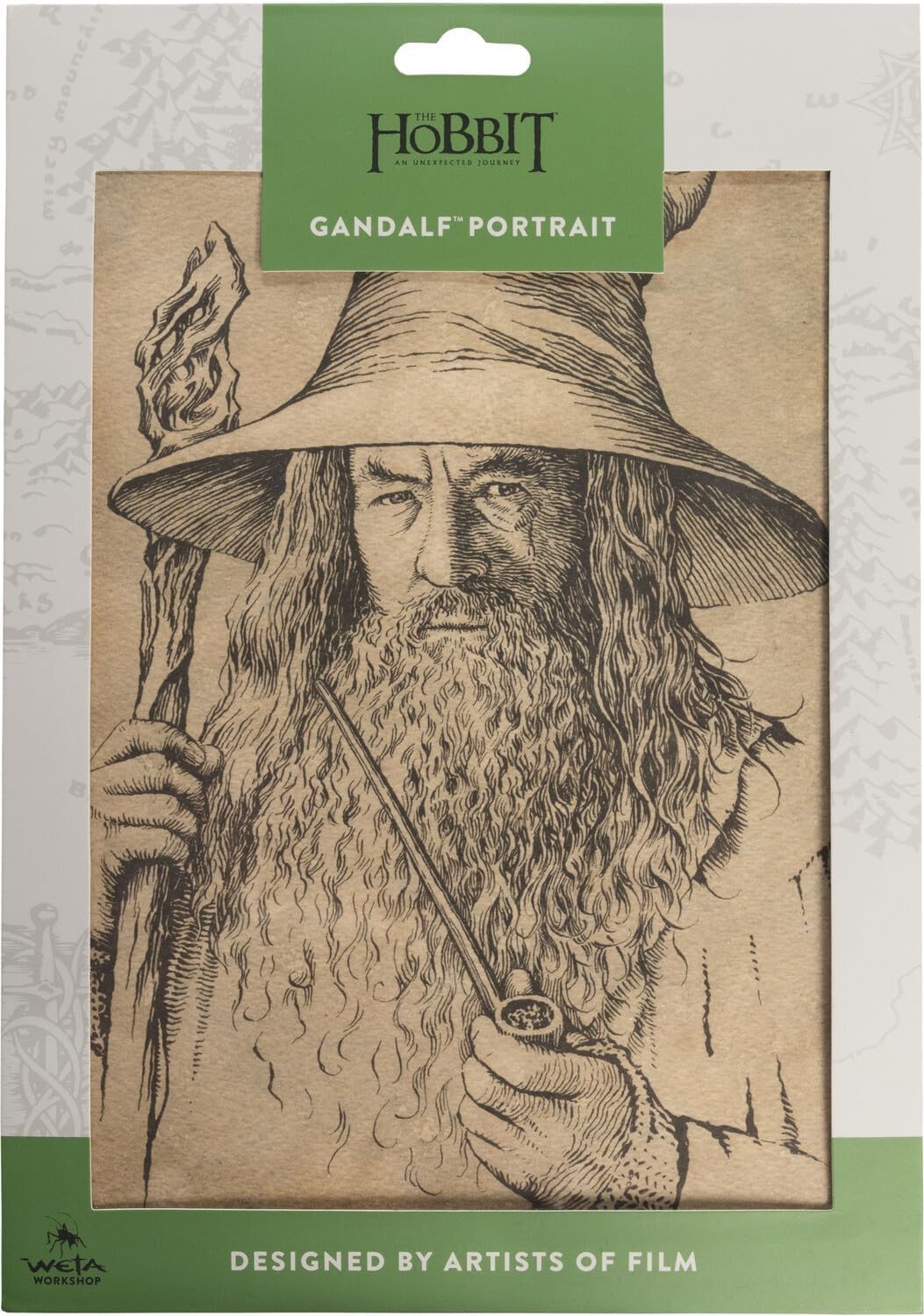 Weta Workshop - Hobbit - Portrait of Gandalf The Grey (Art Print