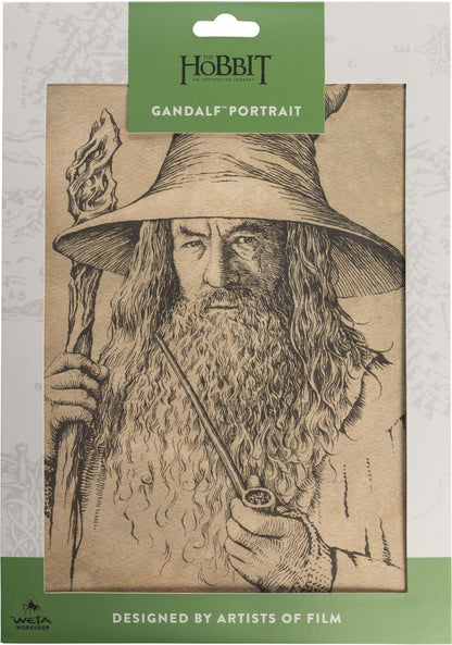 Weta Workshop - Hobbit - Portrait of Gandalf The Grey (Art Print