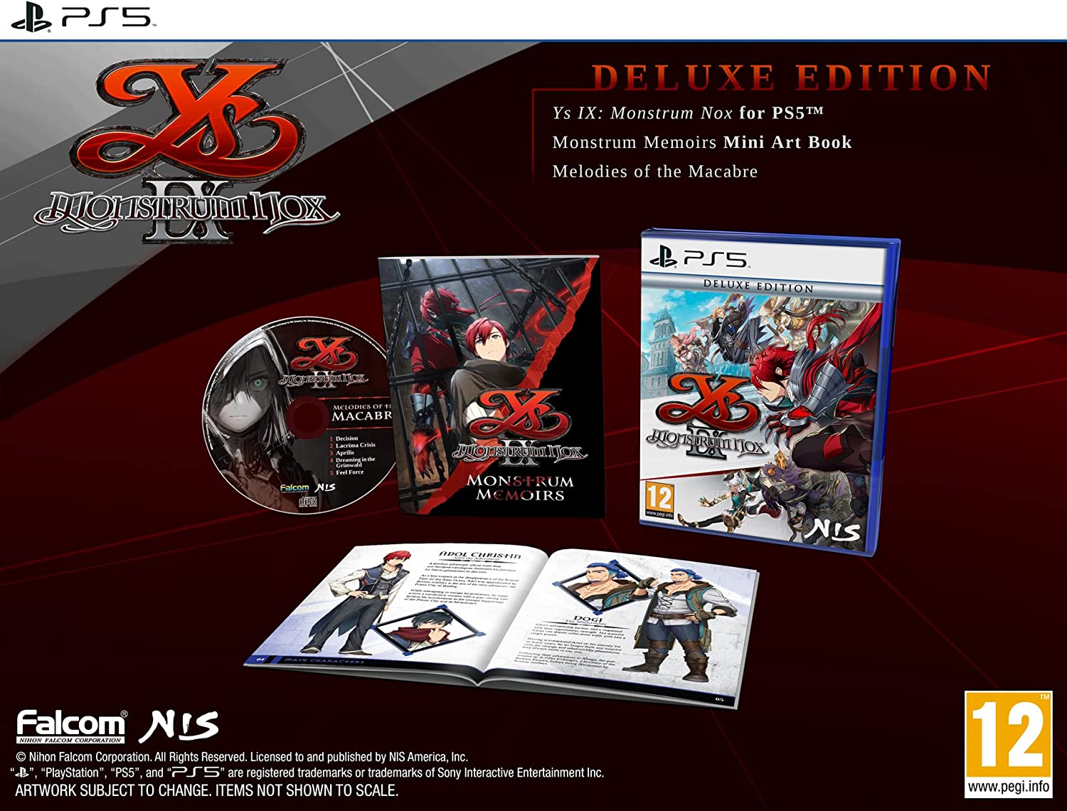 Ys IX: Monstrum Nox - Deluxe Edition (PS5