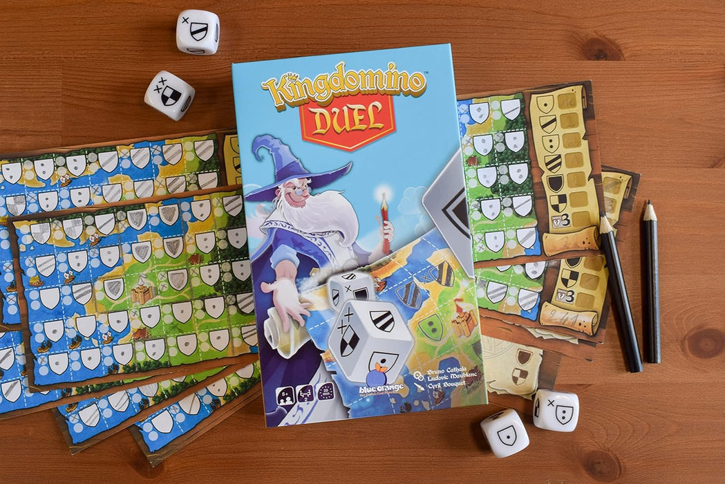 Blue Orange | Kingdomino Duel | Strategy Dice Game | Ages 8+ | 2 Players | 20 Minutes Playing Time