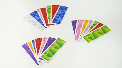 Blue Orange Color Flush Card Game, Ages 84+, 3-6 Players, 15 Minutes Playing Time