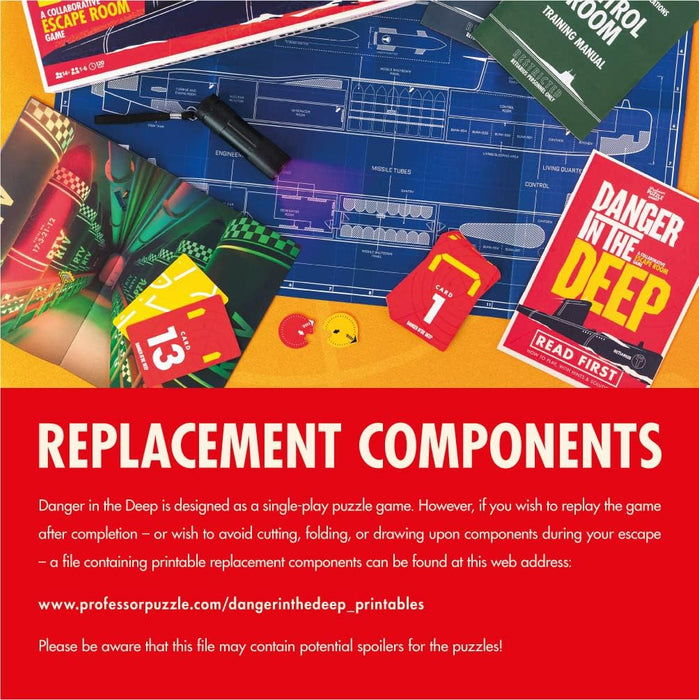 Professor Puzzle Danger in The Deep | Escape Room Game