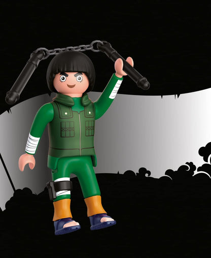 Playmobil 71118 Naruto: Rock Lee Figure Set, Naruto Shippuden Anime Collectors Figure, Playset Suitable for Children and fans 5+ years