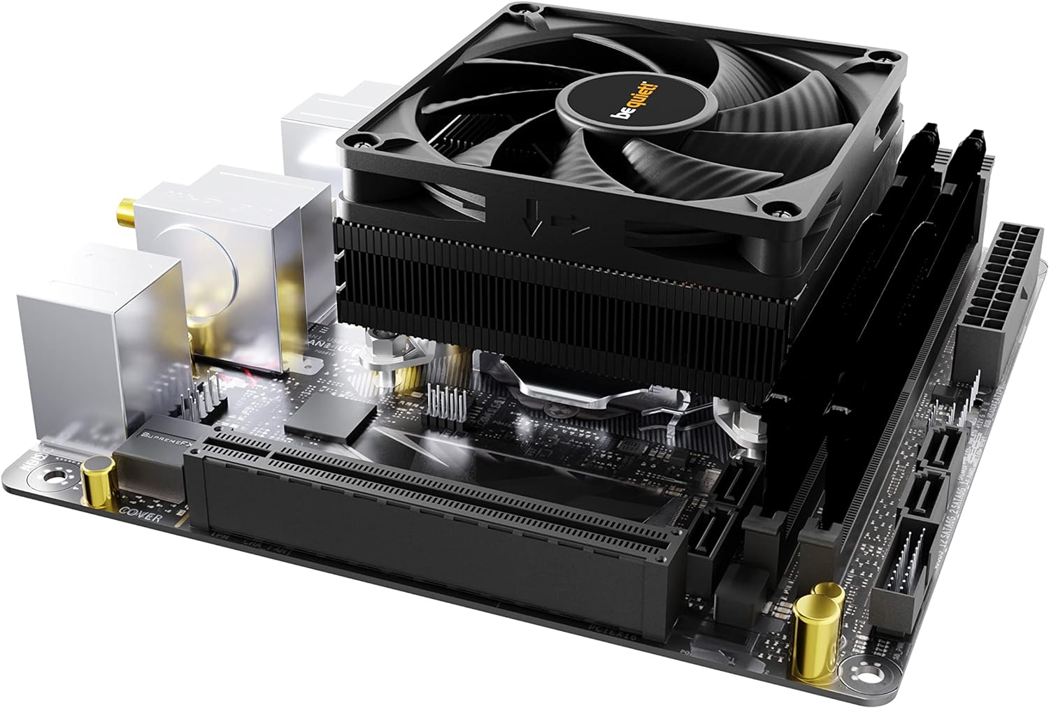 be quiet! Pure Rock LP, CPU Cooler, 100W TDP, Compact, Low-Profile