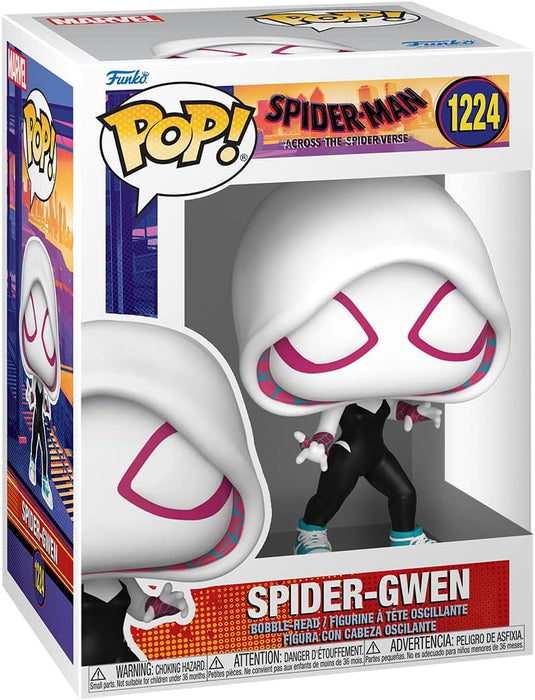 Funko POP! Vinyl: Spider-Man : Across the Spider-Verse - Spider-Gwen - Spiderman Into the Spiderverse 2 - Collectable Vinyl Figure - Gift Idea - Official Merchandise - Toys for Kids & Adults