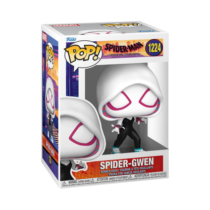 Funko POP! Vinyl: Spider-Man : Across the Spider-Verse - Spider-Gwen - Spiderman Into the Spiderverse 2 - Collectable Vinyl Figure - Gift Idea - Official Merchandise - Toys for Kids & Adults