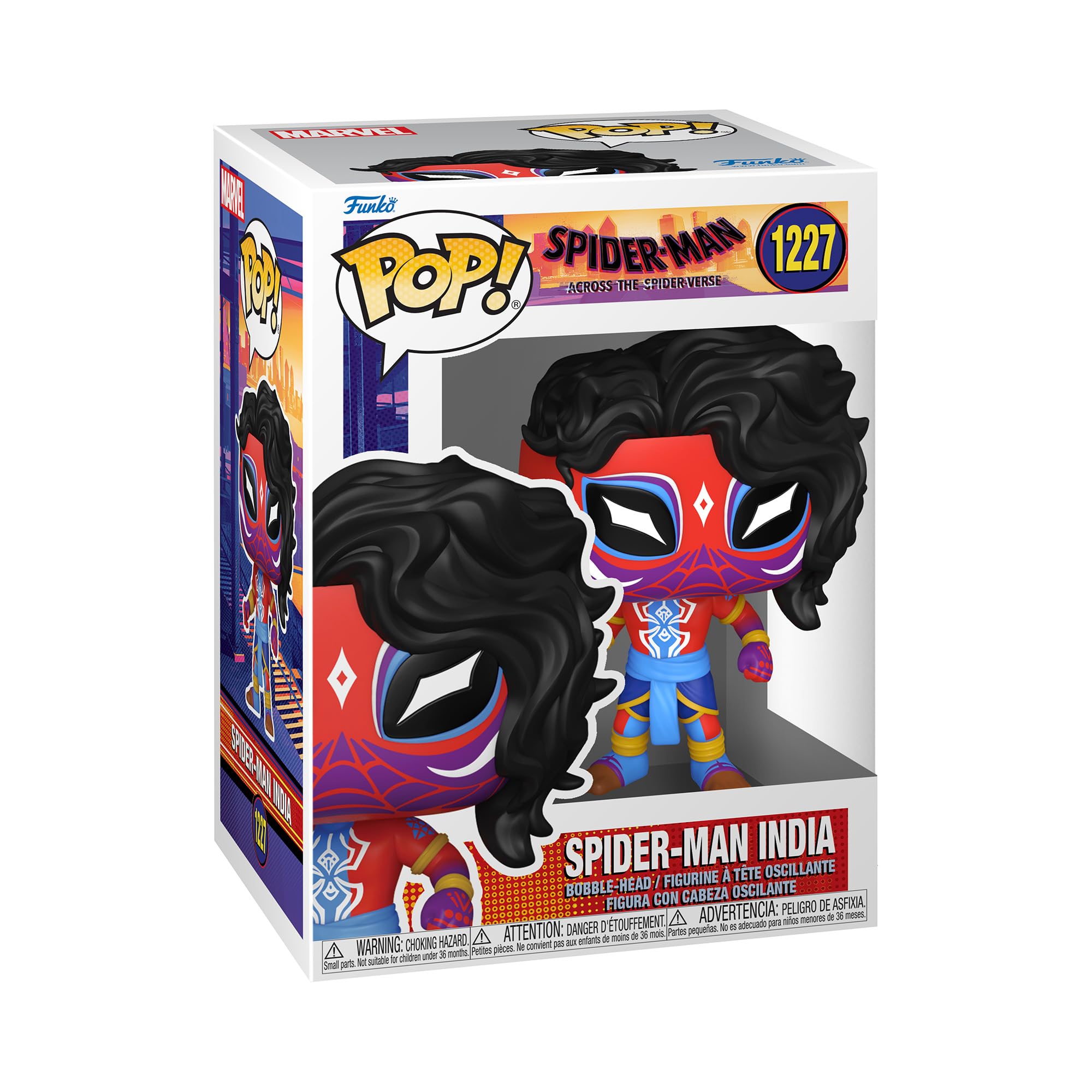 Funko Pop! Vinyl: Spider-Man: Across the Spider-Verse - Spider-Man India - Pavitr Prabhakar - Spider-man - Collectable Vinyl Figure - Gift Idea - Official Merchandise - Toys for Kids & Adults