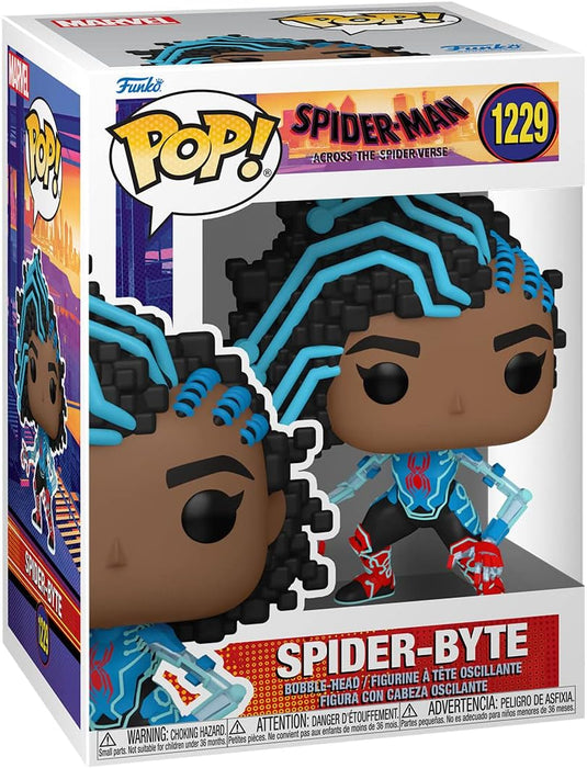 Funko Pop! Vinyl: Spider-Man: Across the Spider-Verse - Spider-Byte - Spider-man - Collectable Vinyl Figure - Gift Idea - Official Merchandise - Toys for Kids & Adults - Movies Fans