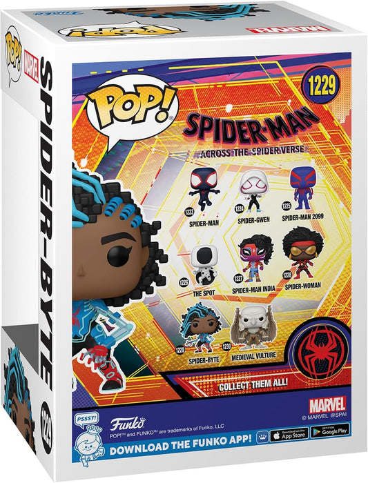Funko Pop! Vinyl: Spider-Man: Across the Spider-Verse - Spider-Byte - Spider-man - Collectable Vinyl Figure - Gift Idea - Official Merchandise - Toys for Kids & Adults - Movies Fans