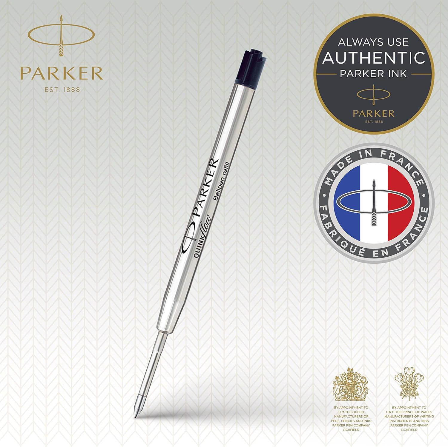 Parker IM Ballpoint Pen | Stainless Steel with Chrome Trim | Medium Point with Blue Ink Refill | Gift Box