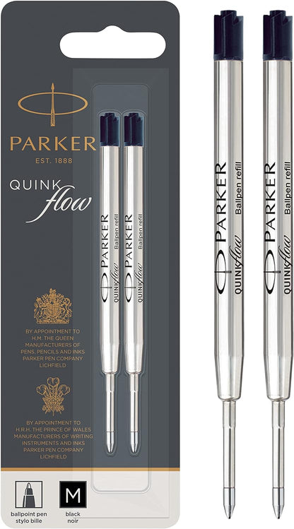 Parker IM Ballpoint Pen | Stainless Steel with Chrome Trim | Medium Point with Blue Ink Refill | Gift Box