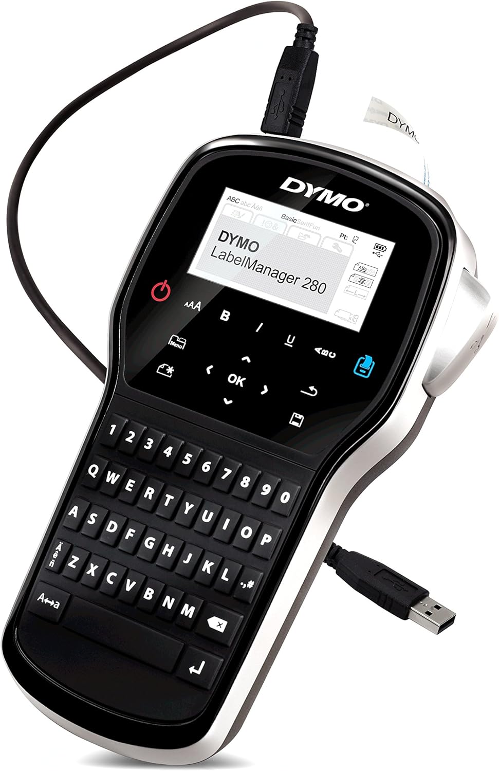 DYMO LabelManager 280 Impresora de Etiquetas, Teclado QWERTY (Versión Española)