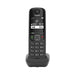 Gigaset AS690 - Teléfono portátil inalámbrico con Manos Libres, Teclado Iluminado y Amplia Pantalla, Lista Negra, Lista de Llamadas Hechas, Recibos y perdidas, Negro