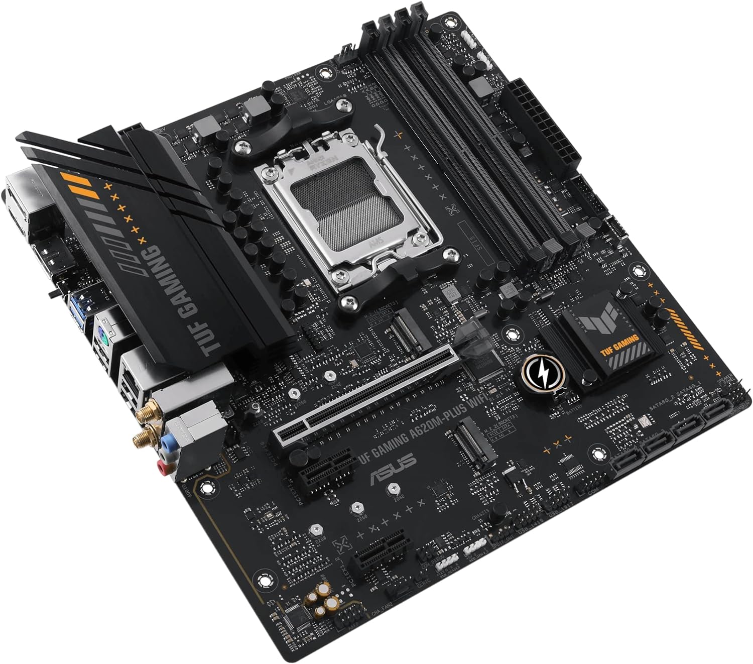 ASUS TUF GAMING A620M-PLUS WIFI, AMD, MATX, 4DDR5, DP, HDMI