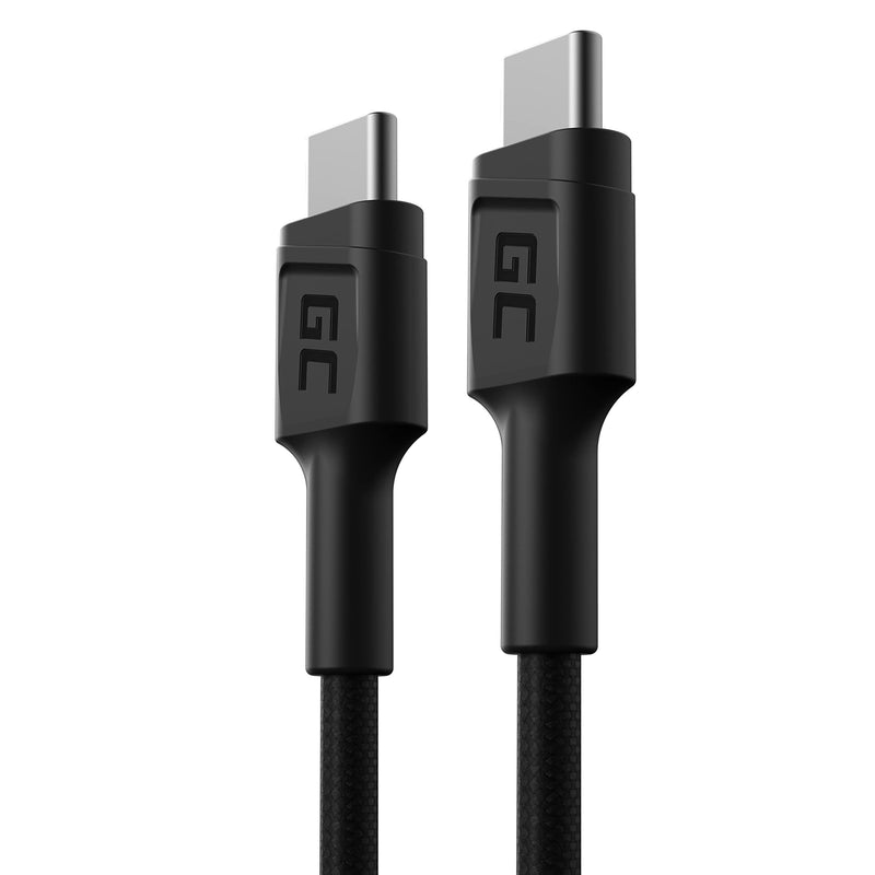 GC PowerStream | 30cm USB C - Type C Cable Nylon Cord Wire 60W Power Delivery | Fast Charging Quick Charge 3.0 | for Samsung Galaxy S21 S20 Ultra S10 S9 S8+ | Note 20 10 | Ipad Pro 2020 Macbook Pro