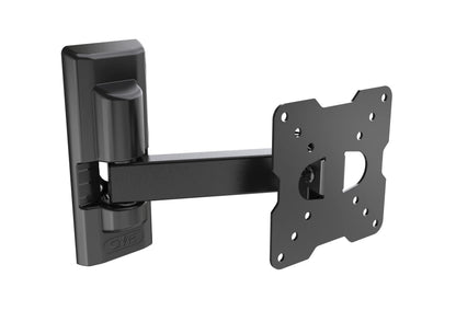 Meliconi CME ER 100 - Supporto TV con braccio estendibile inclinabile e ruotabile, Adatto per TV a Schermo Piatto fino da 14" a max 25’’ (36 - 63 cm), VESA (in mm): 50x50, 75x75, 100x100